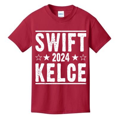 Swift Kelce 2024 Election Funny Kids T-Shirt