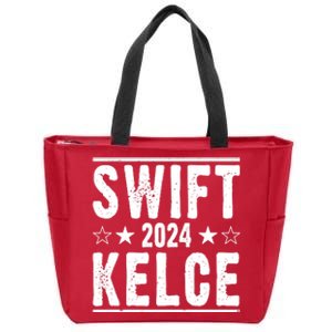 Swift Kelce 2024 Election Funny Zip Tote Bag