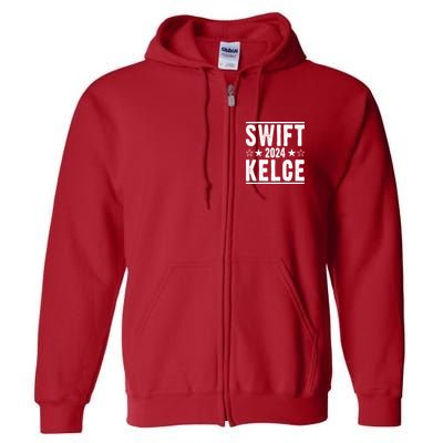 Swift Kelce 2024 Election Funny Full Zip Hoodie