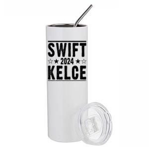 Swift Kelce 2024 Election Funny Stainless Steel Tumbler