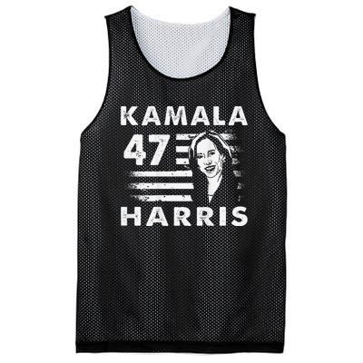 Support Kamala 47th President Vote Harris Mesh Reversible Basketball Jersey Tank