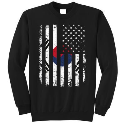 South Korean American Flag South Korea America Pride Sweatshirt