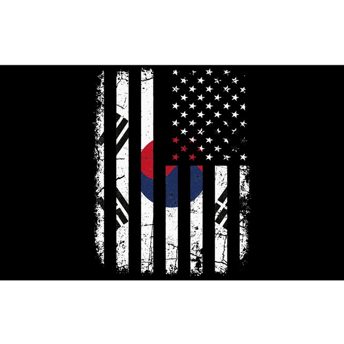 South Korean American Flag South Korea America Pride Bumper Sticker