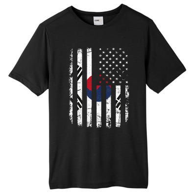 South Korean American Flag South Korea America Pride Tall Fusion ChromaSoft Performance T-Shirt