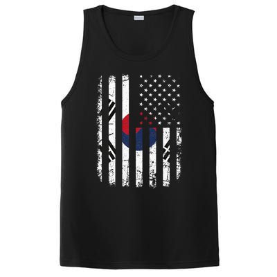 South Korean American Flag South Korea America Pride PosiCharge Competitor Tank