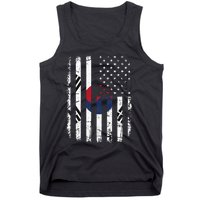 South Korean American Flag South Korea America Pride Tank Top