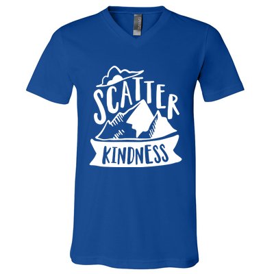 Scatter Kindness Anti Bullying Kind Week Unity Day Gift V-Neck T-Shirt