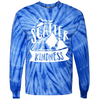 Scatter Kindness Anti Bullying Kind Week Unity Day Gift Tie-Dye Long Sleeve Shirt