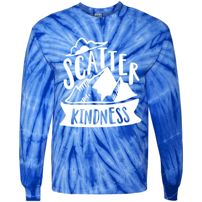 Scatter Kindness Anti Bullying Kind Week Unity Day Gift Tie-Dye Long Sleeve Shirt