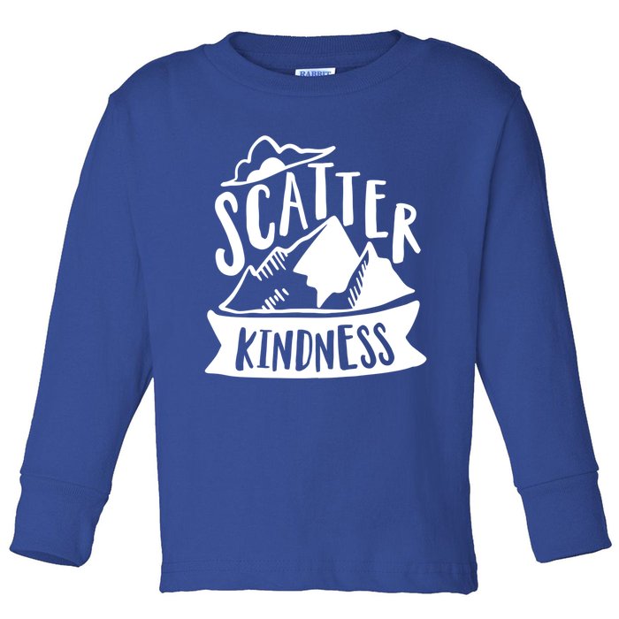 Scatter Kindness Anti Bullying Kind Week Unity Day Gift Toddler Long Sleeve Shirt