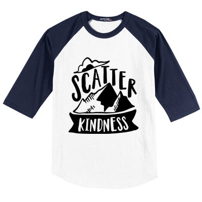 Scatter Kindness Anti Bullying Kind Week Unity Day Gift Baseball Sleeve Shirt