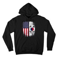 South Korean American Flag Korea Usa America Gift Hoodie