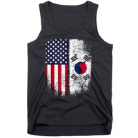 South Korean American Flag Korea Usa America Gift Tank Top