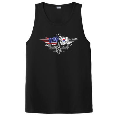 South Korean American Flag South Korea Flag PosiCharge Competitor Tank