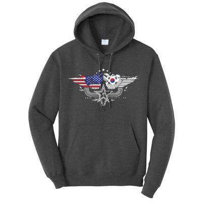 South Korean American Flag South Korea Flag Tall Hoodie