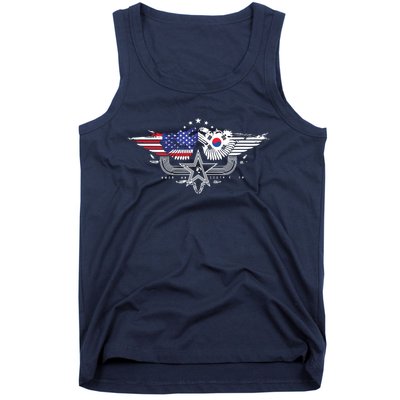 South Korean American Flag South Korea Flag Tank Top