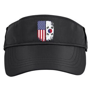 South Korean American Flag Korea Usa America Gift Adult Drive Performance Visor