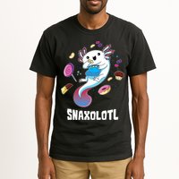 Snaxolotl Kawaii Axolotl Funny Food Lover Amphibian Pet  Tall T-Shirt