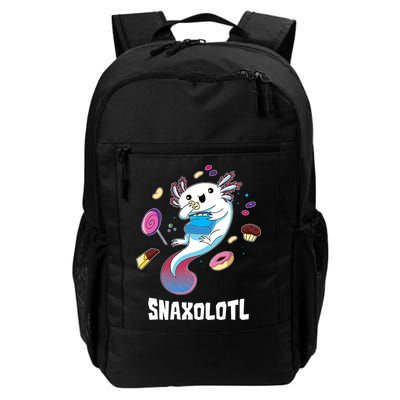 Snaxolotl Kawaii Axolotl Funny Food Lover Amphibian Pet  Backpack