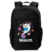 Snaxolotl Kawaii Axolotl Funny Food Lover Amphibian Pet  Backpack