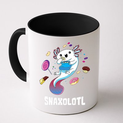 Snaxolotl Kawaii Axolotl Funny Food Lover Amphibian Pet  Mug