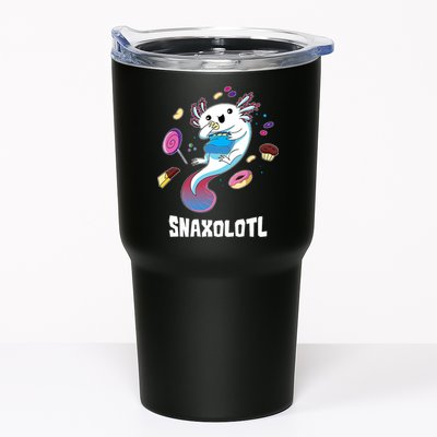 Snaxolotl Kawaii Axolotl Funny Food Lover Amphibian Pet  Tumbler