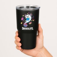 Snaxolotl Kawaii Axolotl Funny Food Lover Amphibian Pet  Tumbler
