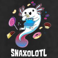 Snaxolotl Kawaii Axolotl Funny Food Lover Amphibian Pet  Tumbler