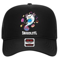 Snaxolotl Kawaii Axolotl Funny Food Lover Amphibian Pet  Hat