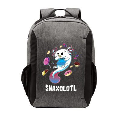 Snaxolotl Kawaii Axolotl Funny Food Lover Amphibian Pet  Vector Backpack