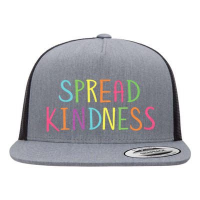 Spread Kindness Anti Bully Bullying Prevention Awareness Flat Bill Trucker Hat