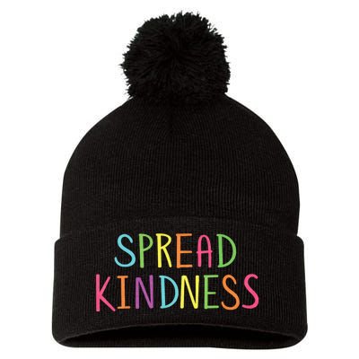 Spread Kindness Anti Bully Bullying Prevention Awareness Pom Pom 12in Knit Beanie