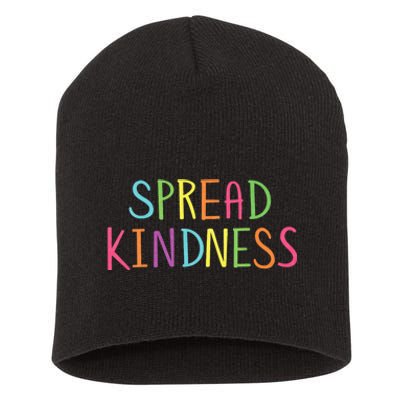 Spread Kindness Anti Bully Bullying Prevention Awareness Short Acrylic Beanie