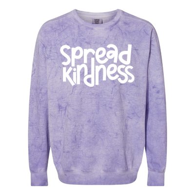 Spread Kindness Anti Bullying Kind Week Unity Day Gift Colorblast Crewneck Sweatshirt