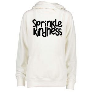 Sprinkle Kindness Anti Bullying Kind Orange Unity Day Cute Gift Womens Funnel Neck Pullover Hood