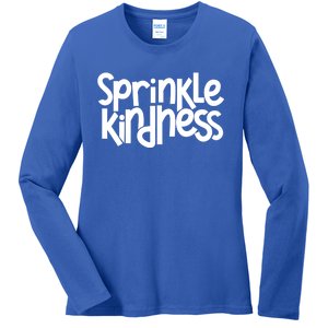 Sprinkle Kindness Anti Bullying Kind Orange Unity Day Cute Gift Ladies Long Sleeve Shirt