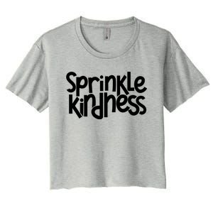 Sprinkle Kindness Anti Bullying Kind Orange Unity Day Cute Gift Women's Crop Top Tee