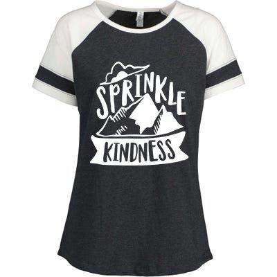 Sprinkle Kindness Anti Bullying Kind Week Unity Day Funny Gift Enza Ladies Jersey Colorblock Tee