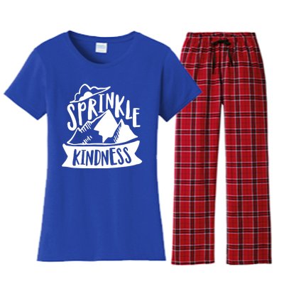 Sprinkle Kindness Anti Bullying Kind Week Unity Day Funny Gift Women's Flannel Pajama Set