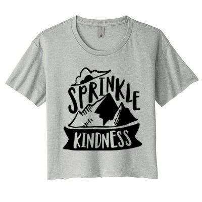 Sprinkle Kindness Anti Bullying Kind Week Unity Day Funny Gift Women's Crop Top Tee