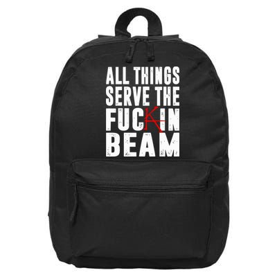 Stephen King All Things Serve The Fuckin Beam 16 in Basic Backpack