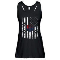 South Korean American Flag South Korea America Pride Ladies Essential Flowy Tank