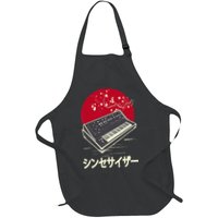 Synthesizer Keyboard Analog Modular Japanese Synth Full-Length Apron With Pockets