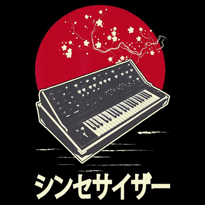 Synthesizer Keyboard Analog Modular Japanese Synth Daily Commute Backpack