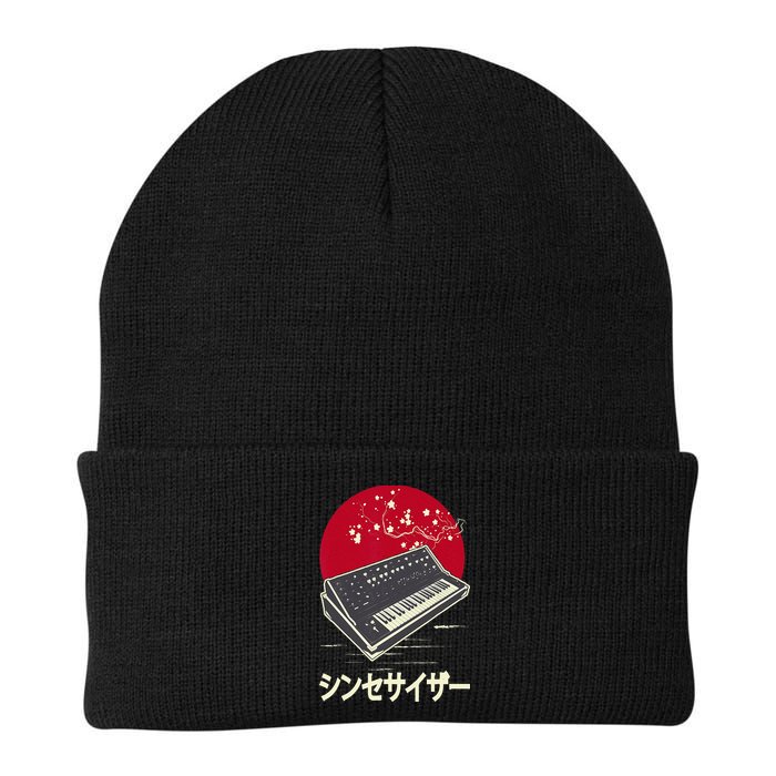 Synthesizer Keyboard Analog Modular Japanese Synth Knit Cap Winter Beanie