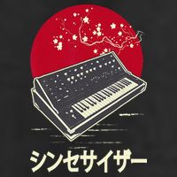 Synthesizer Keyboard Analog Modular Japanese Synth Knit Cap Winter Beanie
