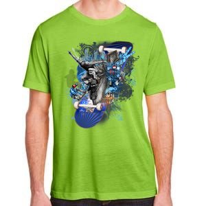 Skateboard Collage Adult ChromaSoft Performance T-Shirt