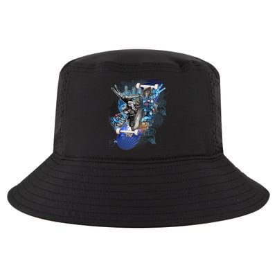 Skateboard Collage Cool Comfort Performance Bucket Hat