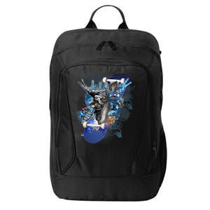 Skateboard Collage City Backpack