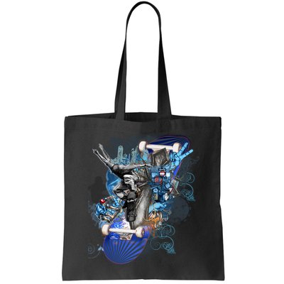 Skateboard Collage Bag